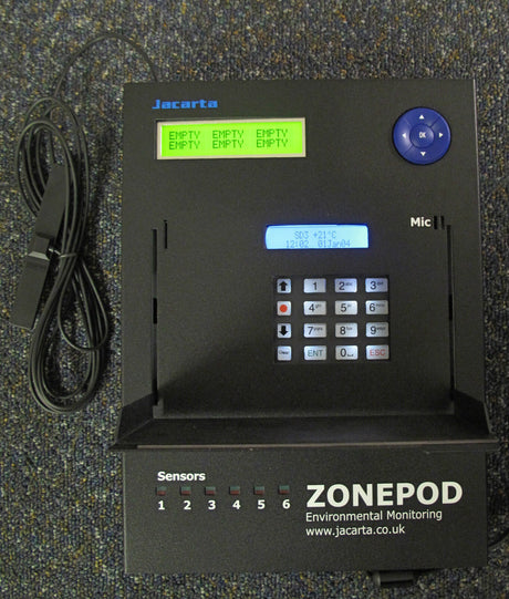 Jacarta ZP01UK 6-Port Sensor ZonePod, Environment Alarm System, P/n 1901183042