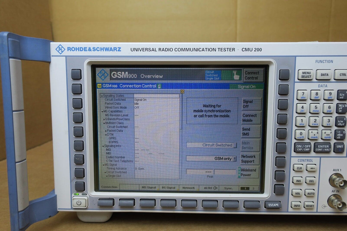 Rohde & Schwarz CMU 200 Radio Communication Bluetooth Tester 1100.0008.02 R&S