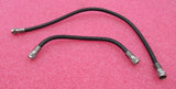 Job Lot 5 x F Connector To F Connector Male Black Coaxial Cable Different Lengths