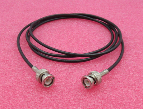 BNC Plug Male Straight To BNC Plug Male Straight 1.6M Black Coaxial RF Cable