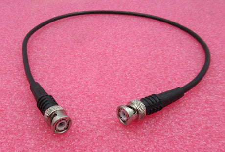 BNC Plug Male Straight To BNC Plug Male Straight 600MM Black Coaxial RF Cable