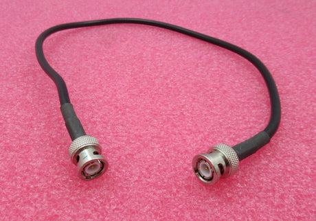 BNC Plug Male Straight To BNC Plug Male Straight 0.5M Black Coaxial RF Cable