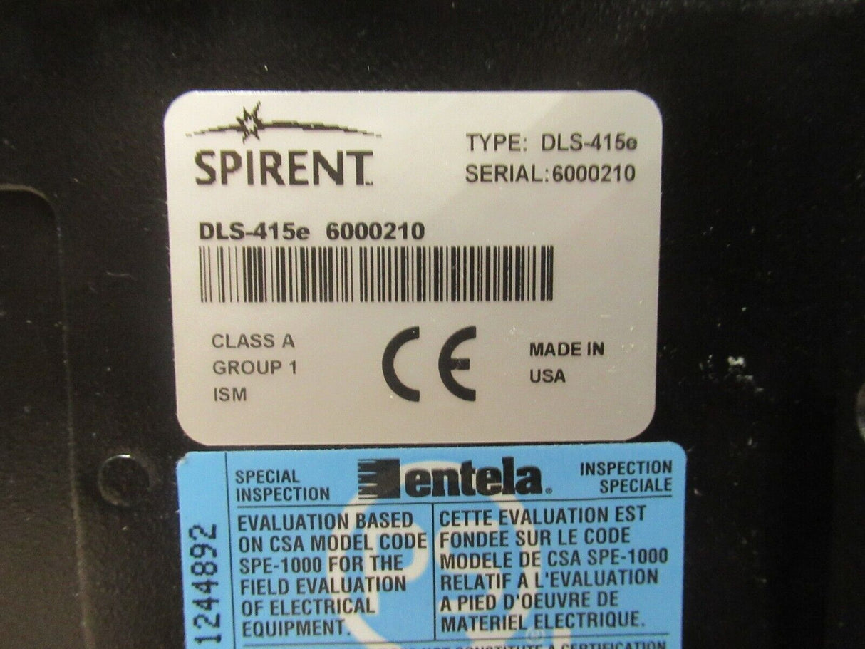 Spirent DLS-415E ADSL2++0.5mm Straight Loop Simulator - 0-4.5Mhz Frequency