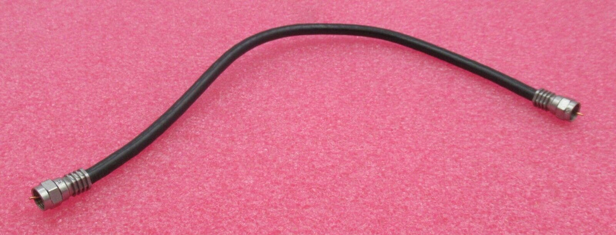 Job Lot 5 x F Connector To F Connector Male Black Coaxial Cable Different Lengths