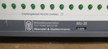 Wandel & Goltermann Test Point Selector MU-30