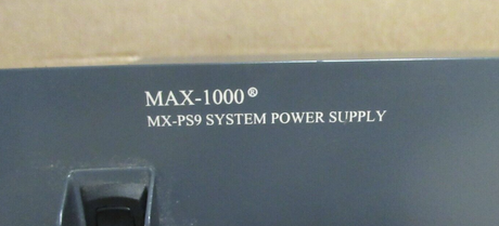 Ultrak MAX-1000 MX-PS9 Power Supply 9.5V Output Voltage 14A Output Current