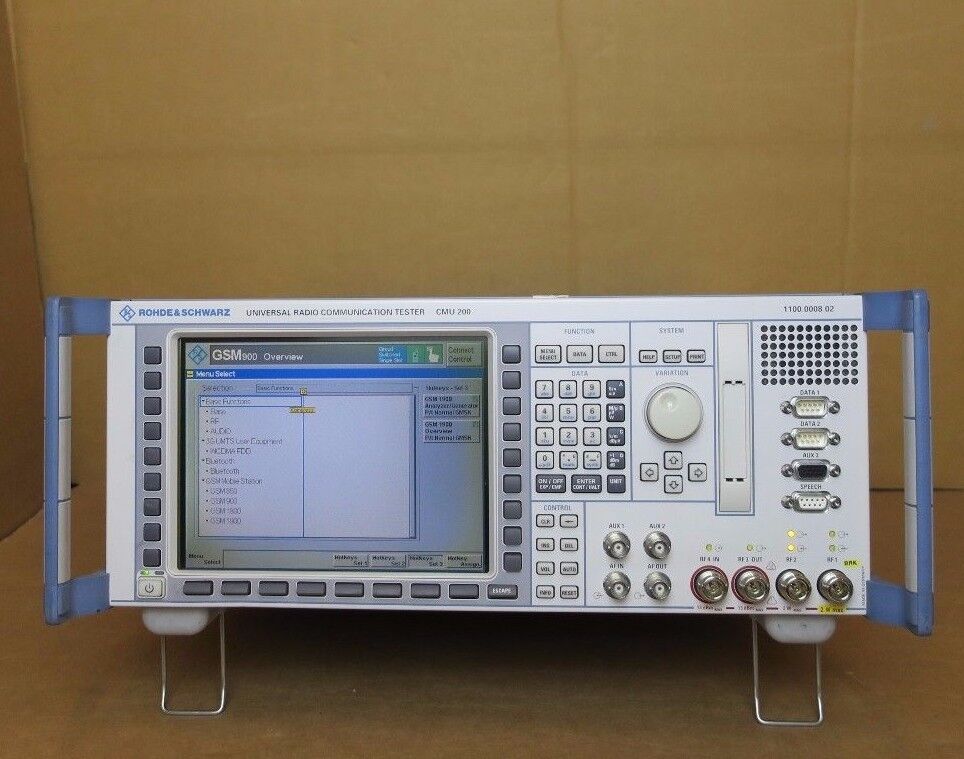 Rohde & Schwarz CMU 200 Radio Communication Bluetooth Tester 1100.0008.02 R&S