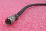 Job Lot 5 x F Connector To F Connector Male Black Coaxial Cable Different Lengths