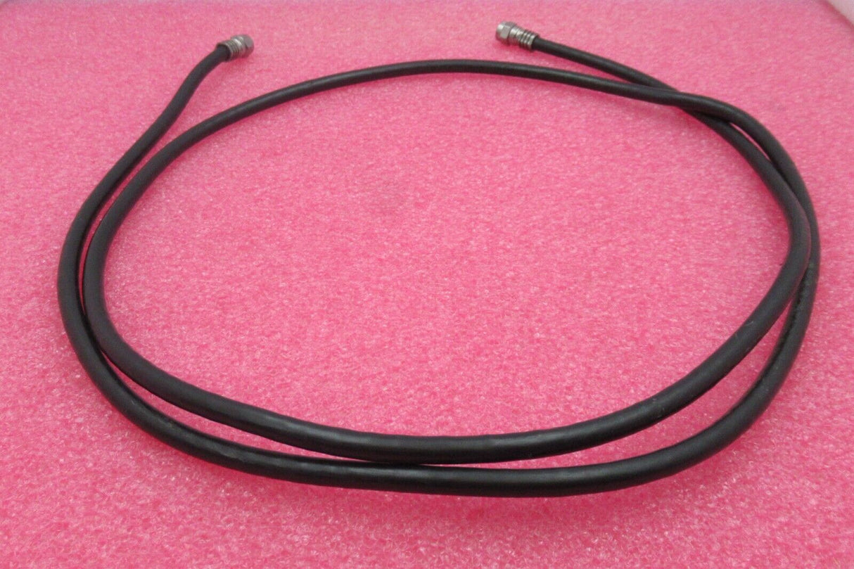 Job Lot 2 x F Connector Male To F Connector Male 1.6M Black RF Coaxial Cable