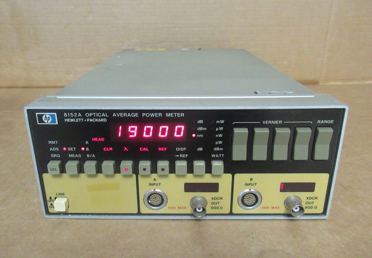 HP Hewlett Packard 8152A Optical Average Power Meter