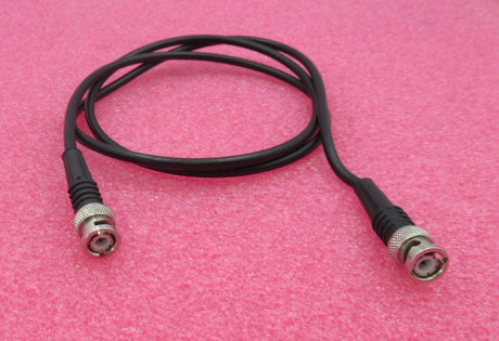 BNC Plug Male Straight To BNC Plug Male Straight Black Coaxial RF 1.2M Cable