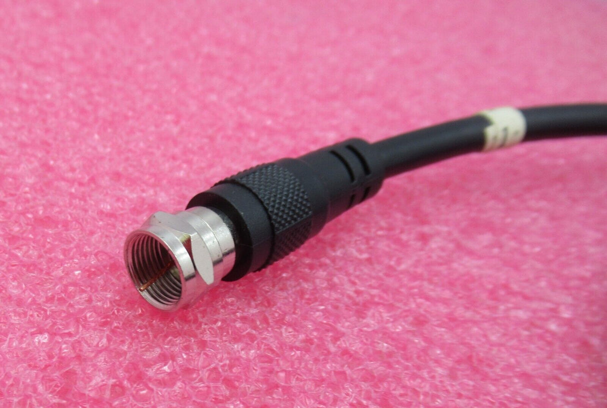 Job Lot 7 x F Connector Male To TV Aerial Female 1.5M Black RF Coaxial Cable