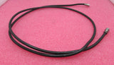 Job Lot 2 x F Connector Male To F Connector Male 1.6M Black RF Coaxial Cable