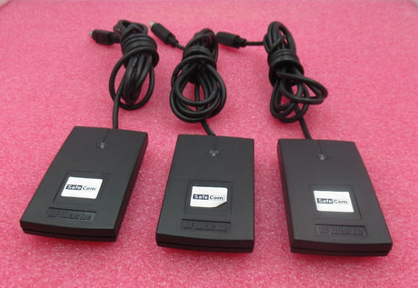 3 x RFideas Safecom Proximity Swipe Card RF Reader, RDR-7081AKM