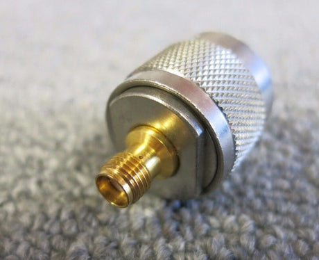 Huber & Suhner 33_N-SMA-50-1/113_UE Straight 50? RF Adapter Type N Plug to SMA