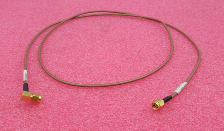 SMA Male Right Angle To SMA Male Straight 1.2M Brown Coaxial RF Cable