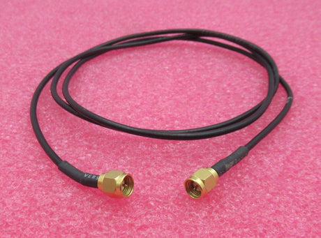 SMA Plug Male Straight To SMA Plug Male Straight 1M Black Coaxial RF Cable