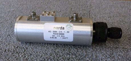 Narda West AS-SMA-2.5-1-50 SMA Female Attenuator 2.5GHz 0-50dB 1Watt