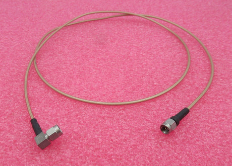 SMA Male Right Angle To SMA Male Straight 1M Brown Coaxial RF Cable