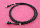 Job Lot 7 x F Connector Male To TV Aerial Female 1.5M Black RF Coaxial Cable